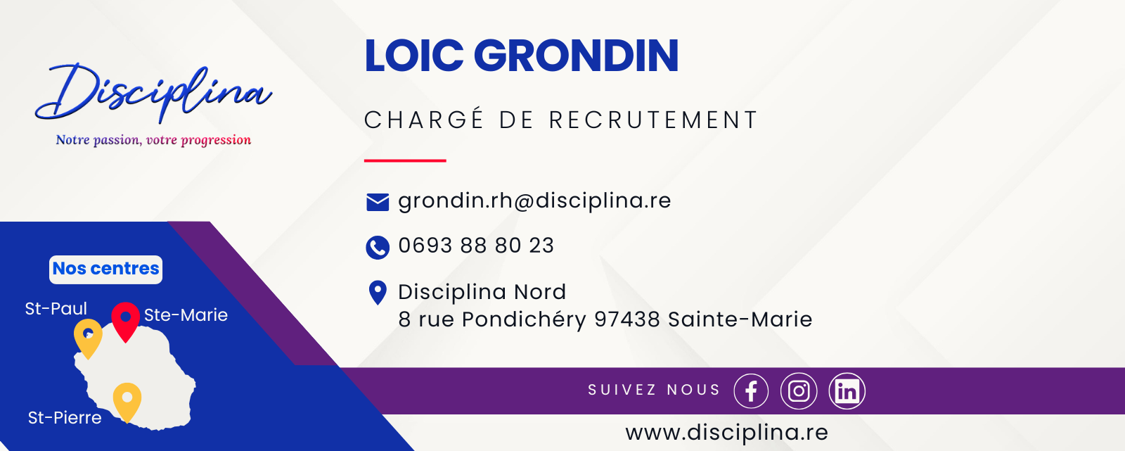 Signature Disciplina Loïc Grondin